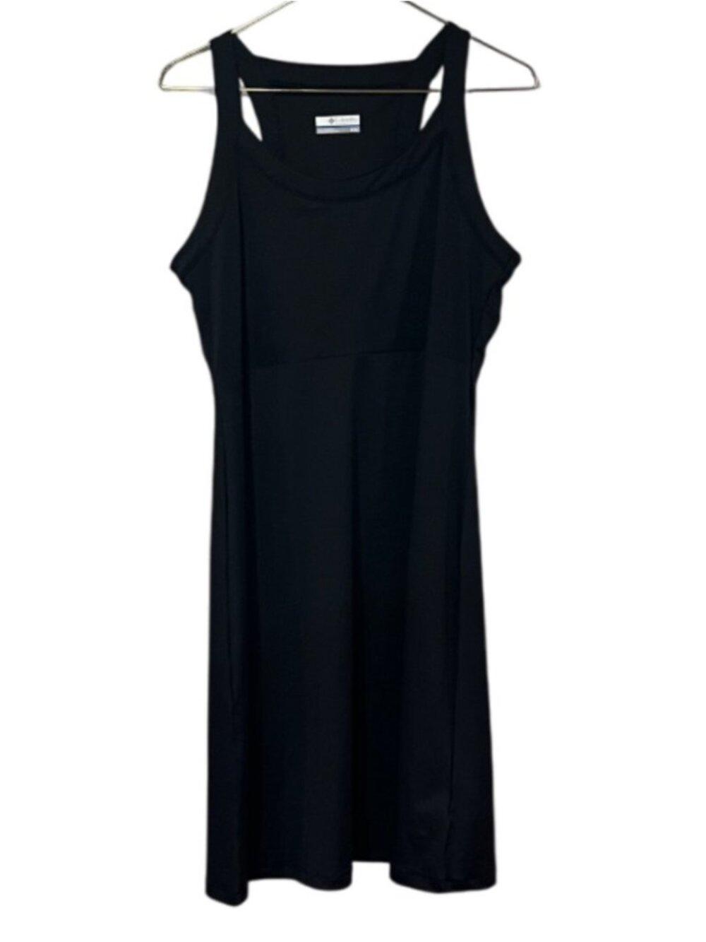 Black Sporty Athletic Dress Racerback